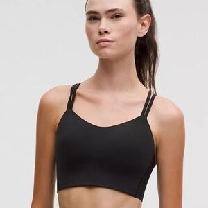 Lululemon Athletica Black Double-Strap Sports Bra